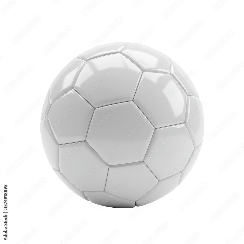 Pristine, glossy white soccer ball with classic hexagonal and pentagonal panels, impeccably clean, isolated on a seamless plain white background with bright, soft studio lighting, Pristine, glossy white soccer ball with classic hexagonal and pentagonal panels, impeccably clean, isolated on a seamless plain white background with bright, soft studio lighting,