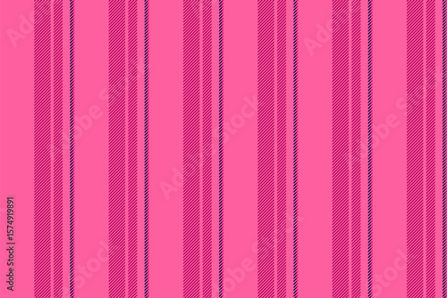 Sealth vector lines background, nice texture stripe textile. Sining room seamless vertical pattern fabric in pink and dark colors.