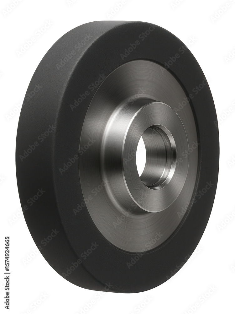 Rubber-bonded abrasive wheel with a smooth surface for glass edge grinding in a glass processing plant Rubber-bonded abrasive wheel with a smooth surface for glass edge grinding in a glass processing plant