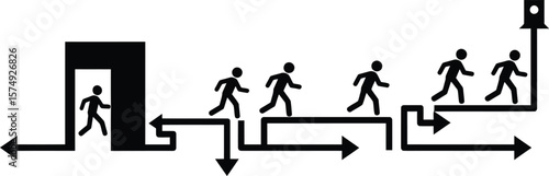 Minimalist Fire Evacuation Design