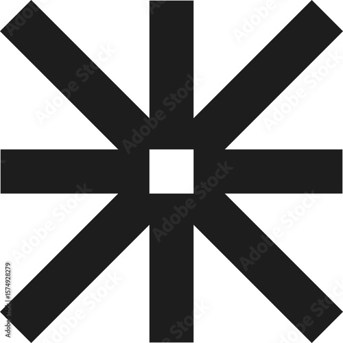 abstract shape black form. PNG. Asset. Figura geométrica abstracta en vector