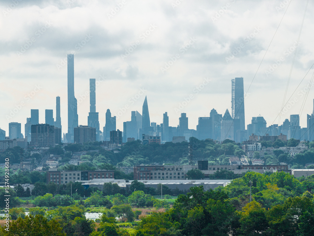 Fototapeta premium NYC Skyline from Secaucus NJ