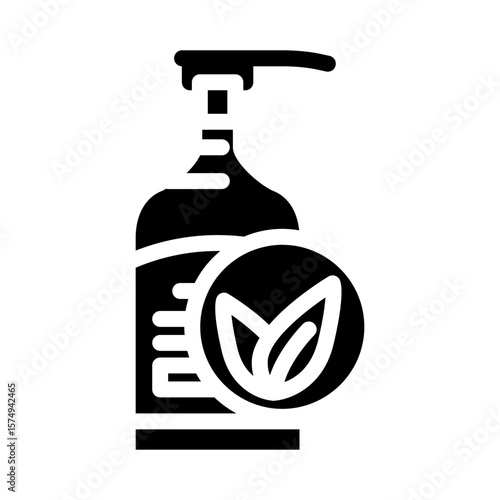 soap natural glyph icon vector illustration