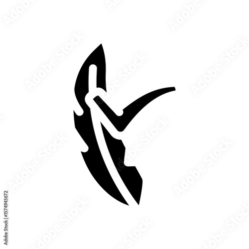 hypoallergenic glyph icon vector illustration
