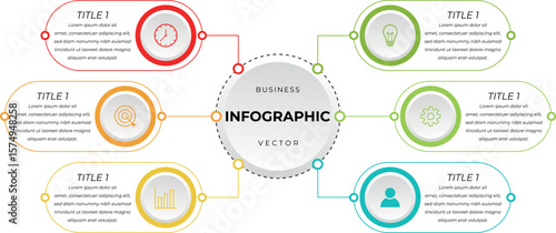 modern infographic design for business presentation