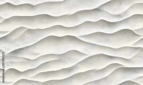 Boho chic western theme summer vacation repeat pattern background grayscale displacement bump or height map 3d rendering of white sandy beach or desert sand dunes


