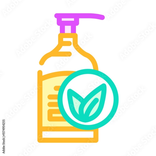 soap natural color icon vector illustration