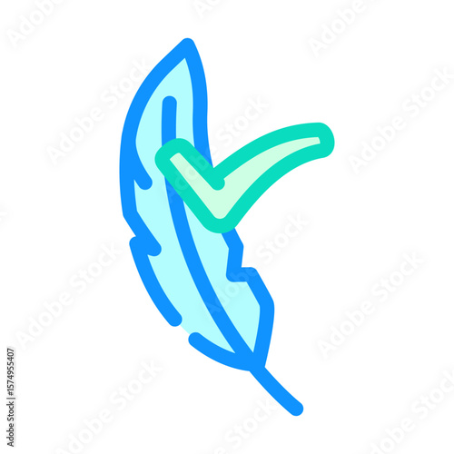 hypoallergenic color icon vector illustration