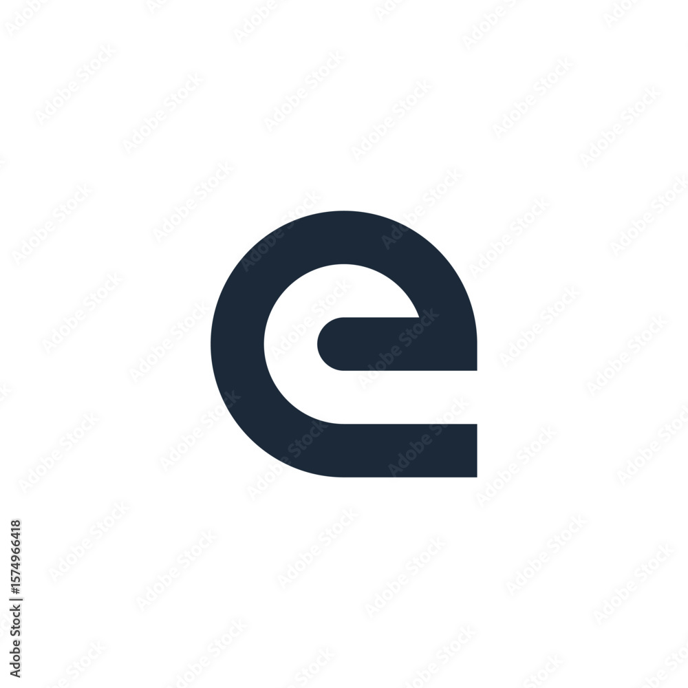vector logo of the initial E vector logo of the initial E