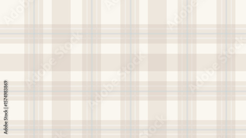 Geometric beige plaid print in pastel tones, vector background
