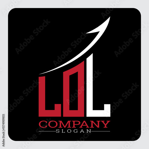 LDL logo design, LDL Company Logo Design Growth vector, LDL Upward Arrow Business Success Logo vector, LDL Corporate Branding Logo, LDL simple and modern logo, LDL business finance logo design, etc.