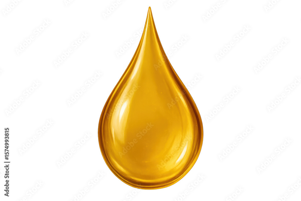 Shiny golden honey drop falling with transparent background, ideal for food and beverage advertising Shiny golden honey drop falling with transparent background, ideal for food and beverage advertising