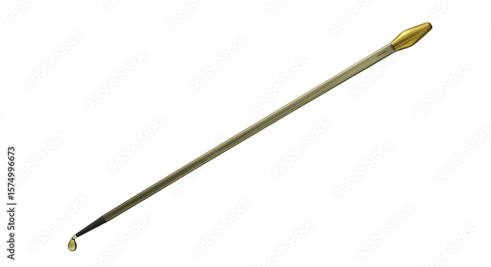 oil dipstick isolated on white background with copy space oil dipstick isolated on white background with copy space