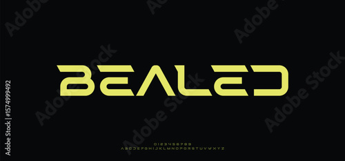 Bealed calligraphy alphabet capital lettering a to z font famil
