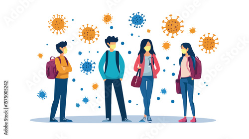 Promoting Social Distancing Campaign for COVID-19 Prevention