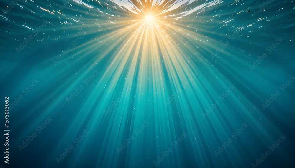 Fototapeta premium The Cathedral of Light Underwater