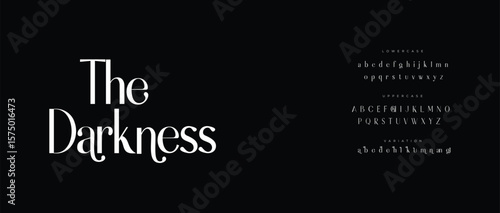 Darkness modern stylish small alphabet letter logo design