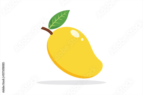 Mango Fruit with Slice Illustration