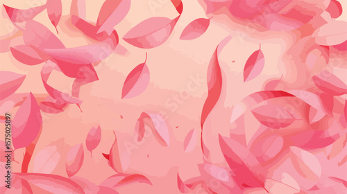 Breast Cancer Awareness Month Ribbon Leaves Pin Image