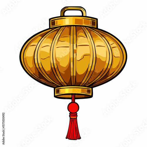 stylized chinese lantern icon in embossed effect on 512×512 px artboard symbolizing autumn festival light and cultural celebration
