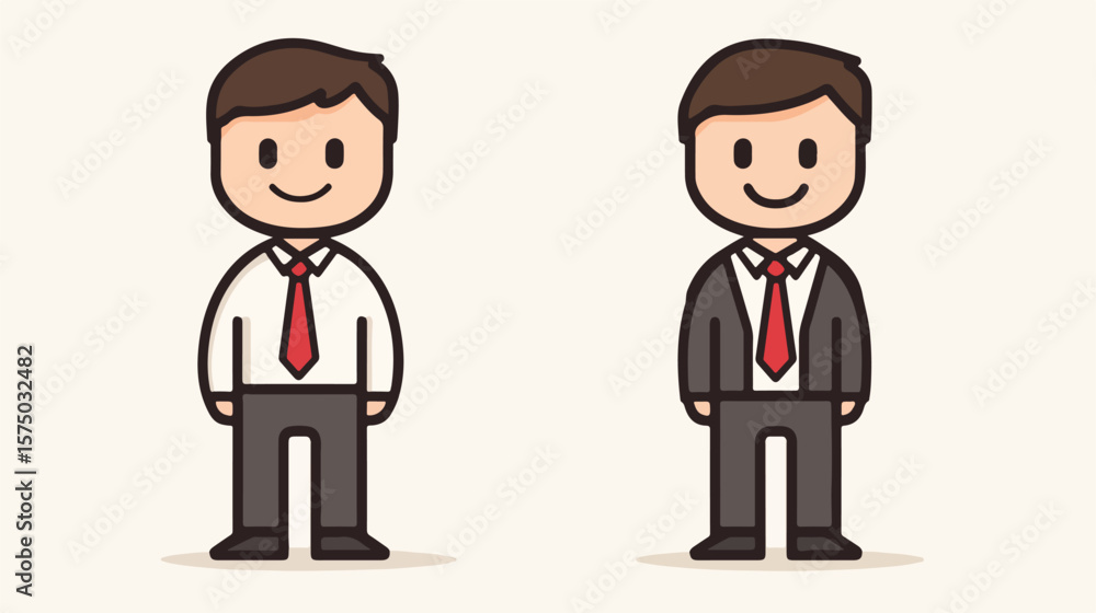 Professional Businessman Avatar Line Icon Vector Illustration Professional Businessman Avatar Line Icon Vector Illustration