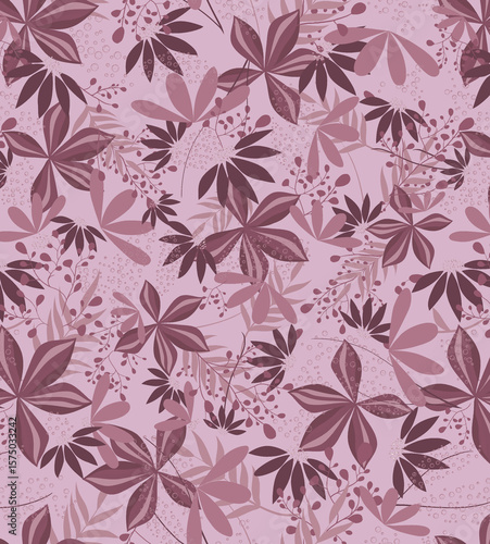 Beautifull flower allover seamless pattern