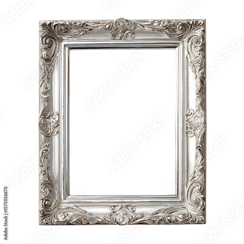 silver photo frame