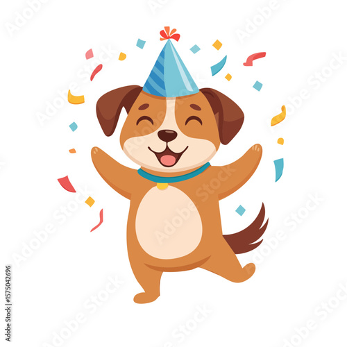 Cute Cartoon Dancing Birthd...