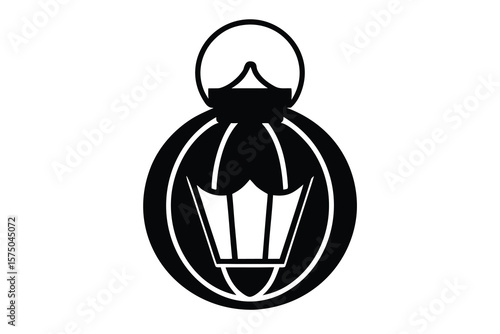 pumpkin lantern vector icon