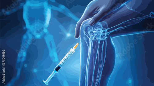 Professional Human Knee Joint Treatment Drug Method Injection