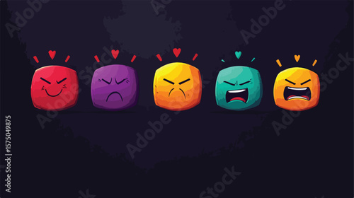 Cartoon Vector Illustration of Rank Levels, Business Success Achievement Concept