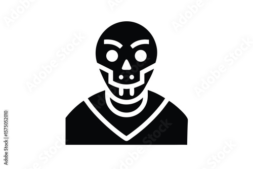 voodoo mask vector icon