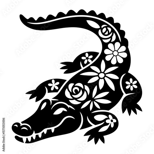 Floral Alligator