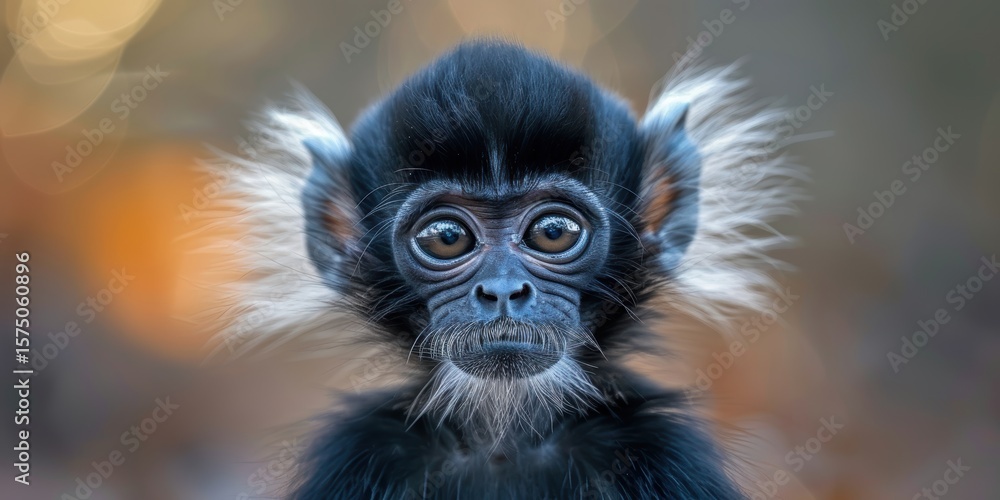 Fototapeta premium Long-tailed Macaque Monkey in Southeast Asia