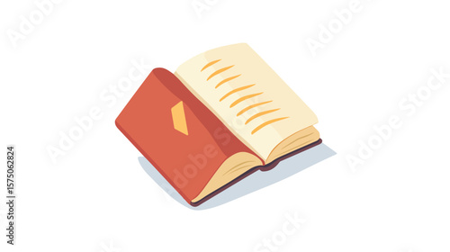 Modern Passport Flat Vector Icon Symbol Design