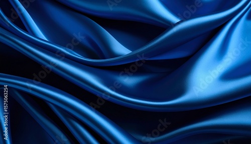 Wallpaper Mural blue silk background Torontodigital.ca