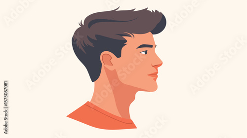 Casual Male Portrait Avatar Profile Picture for Professional Use