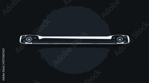 Sharp razor blade vector illustration for professional designs