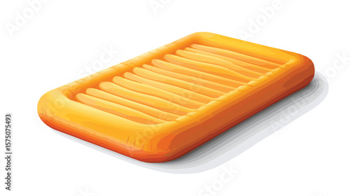Vibrant Inflatable Water Mattress for Pool - Bright Color