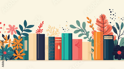 World Book Day Celebration Vector Illustration