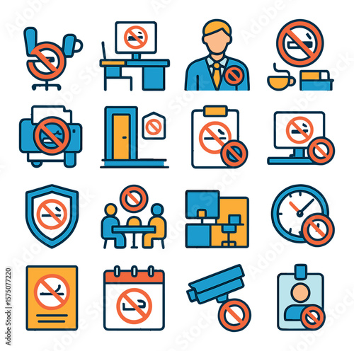 Exercise and wellness modern flat .dumbbell, running shoe, yoga mat, cycling icon, jumping rope, fitness tracker, gym bag, stopwatch, stretching pose, treadmill, heart rate icon,