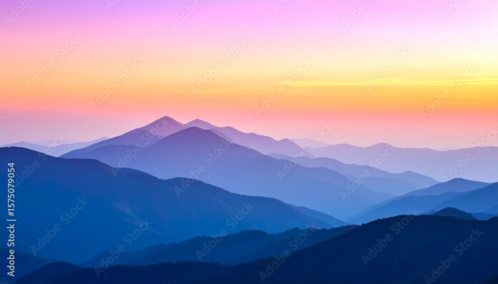 Fototapeta premium sunrise in mountains