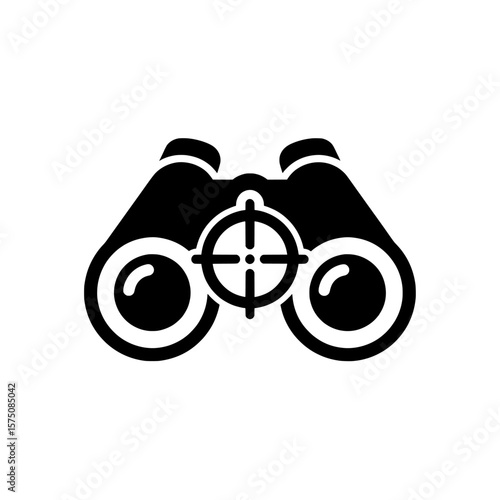 Binoculars with target focus for outdoor exploration and sports