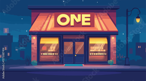 Wallpaper Mural Open Sign Flat Vector Design on Black Background Torontodigital.ca