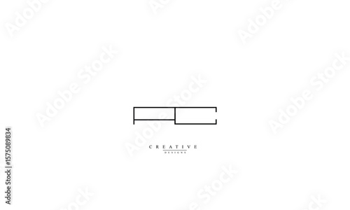 AC CA A C abstract vector logo monogram template