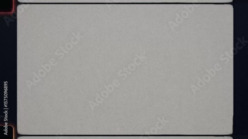 Vintage 16mm Film Grain Overlay, with Vintage Sprocket Film Gate Textures, Light Leaks and Scratches