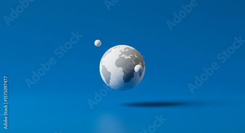 an egg with the earth in it's shell