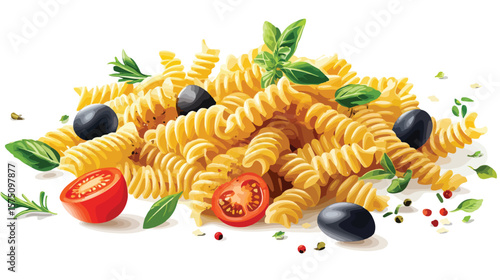 Delicious Italian Fusilli Pasta Ready to Eat Cuisin