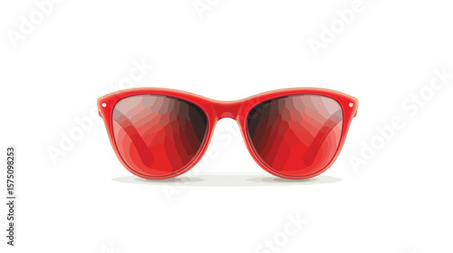 Stylish Realistic Sunglasses Vector Illustration Isolated
