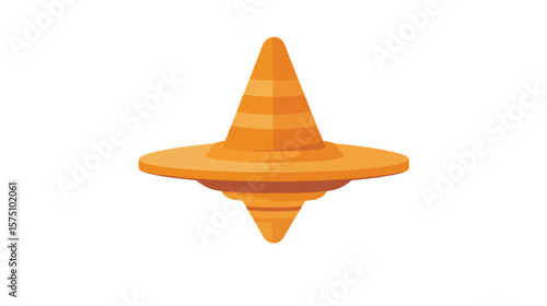 Spinning Top Icon Illustration Vector Isolated on White Background